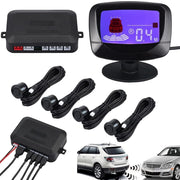 Trade Shop - Sensore Di Parcheggio Auto Sistema A 4 Sensori Display Led Ad Ultrasuoni Q-ca202 -