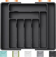 Organizzatore di carico per cucina - Estensibile - Supporto regolabile - Accessori da tavola - Argenteria - Set di posate in plastica - Grande nero 

Modello: 
Specifica: 
Codice prodotto: