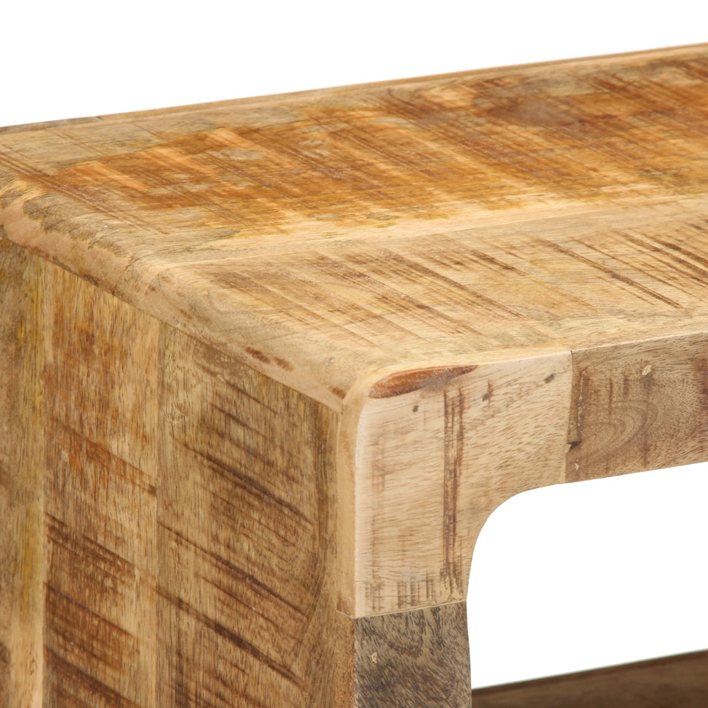 Mobile per TV 60x30x25 cm in legno massello di mango grezzo