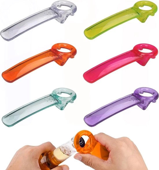 6 pezzi di apriporta manuale, apriporta per vasi con coperchio, apriporta per biberon, apriporta per dekorazioni, facile da usare, ideale per anziani, bambini, donne, persone con debolezza delle mani