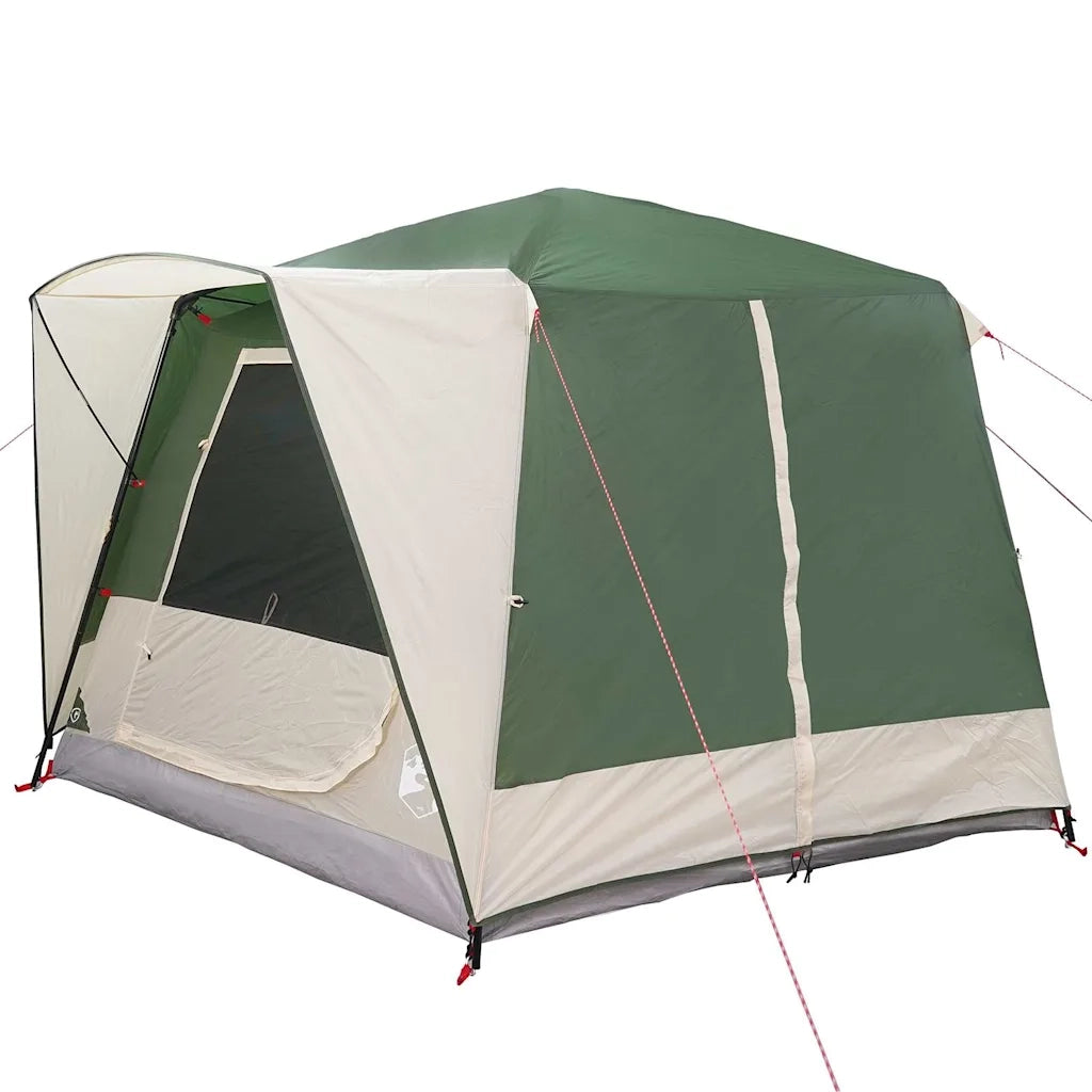 Tenda da Capanna per 5 Persone con tetto Verde e Bianco