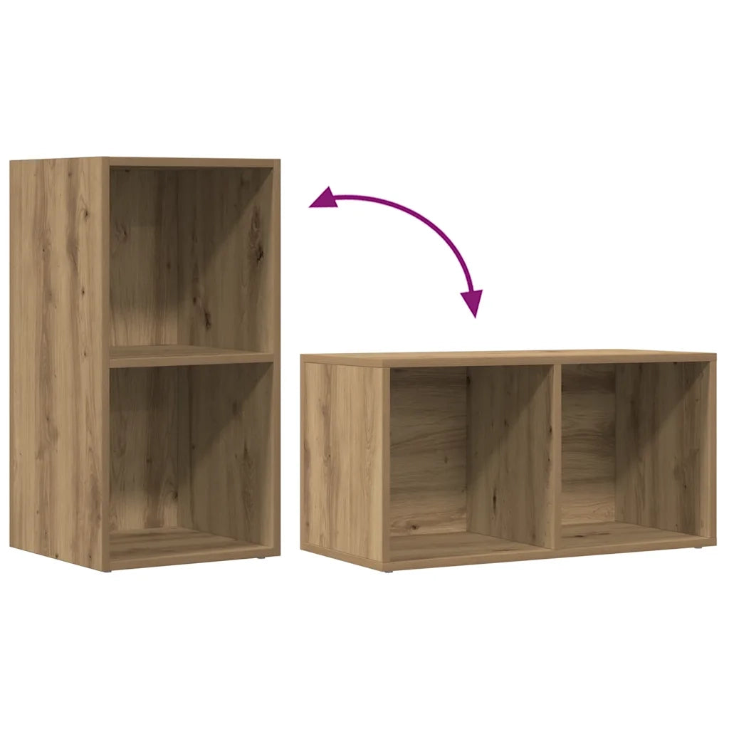 Scatola Portaoggetti Artigianale 69,5x34x36cm Legno Multistrato 855787