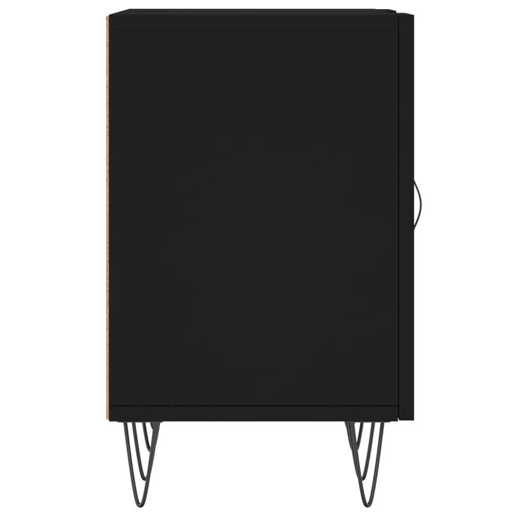 Mobile Porta TV Nero 150x30x50 cm in Legno Multistrato 829093