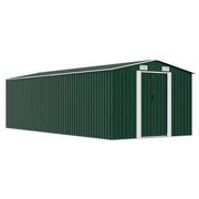Capanno da Giardino 257x580x181 cm in Metallo Verde cod mxl 65878