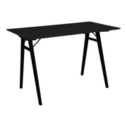 Scrivania Vojens, Nero, MDF, 60x120x75 cm