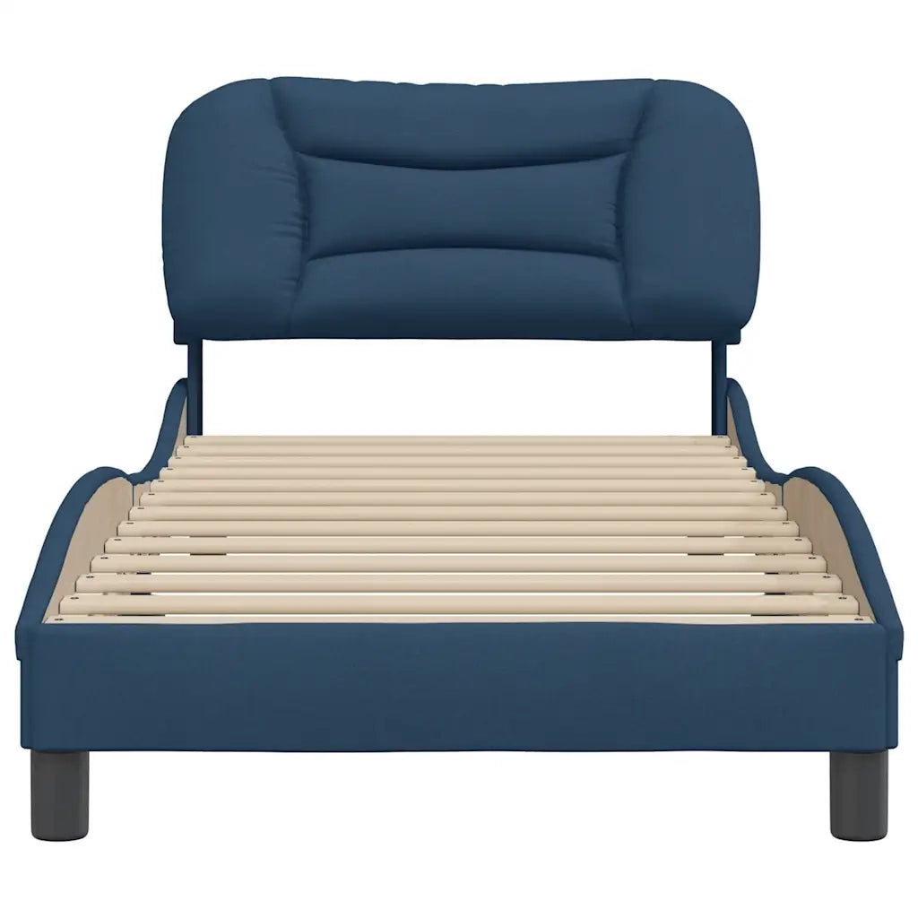 Giroletto senza Materasso Hvar Blu 80x200 cm in Tessuto 3207736