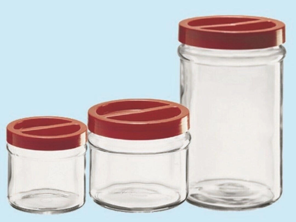 Vaso In Vetro Ortes Con Tappo Da 250 Ml Set 6 Pezzi - Fraschetti