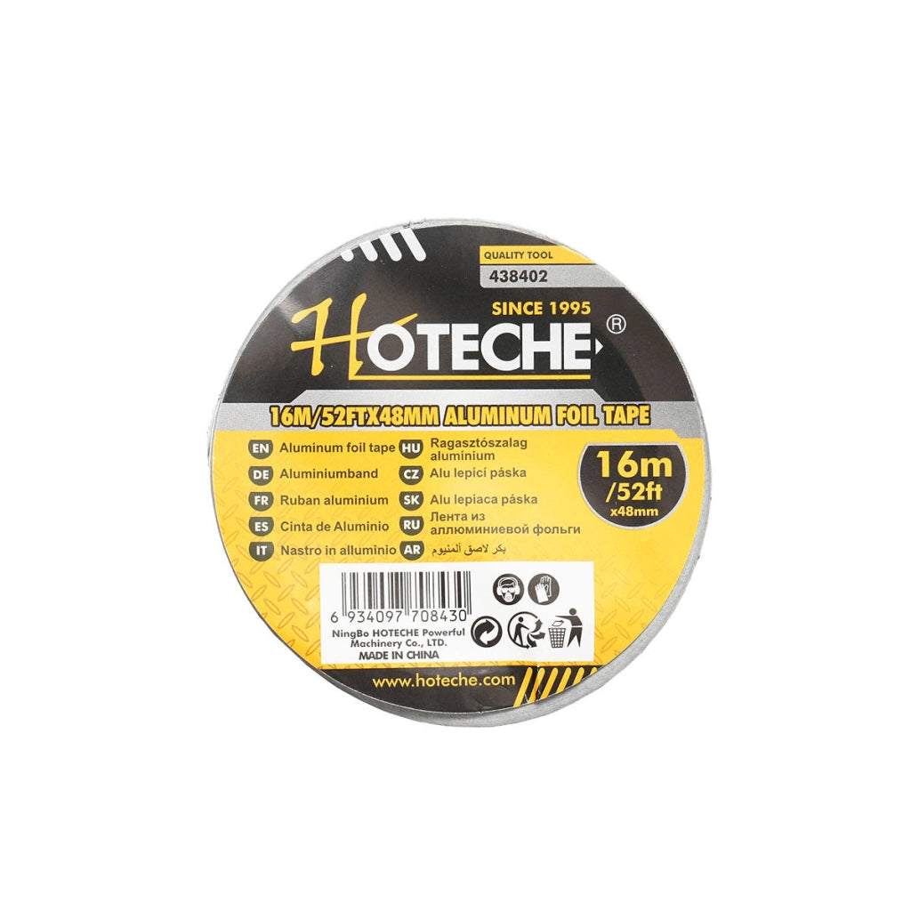 Nastro adesivo isolante in alluminio 48mmx16mx0,015mm Hoteche