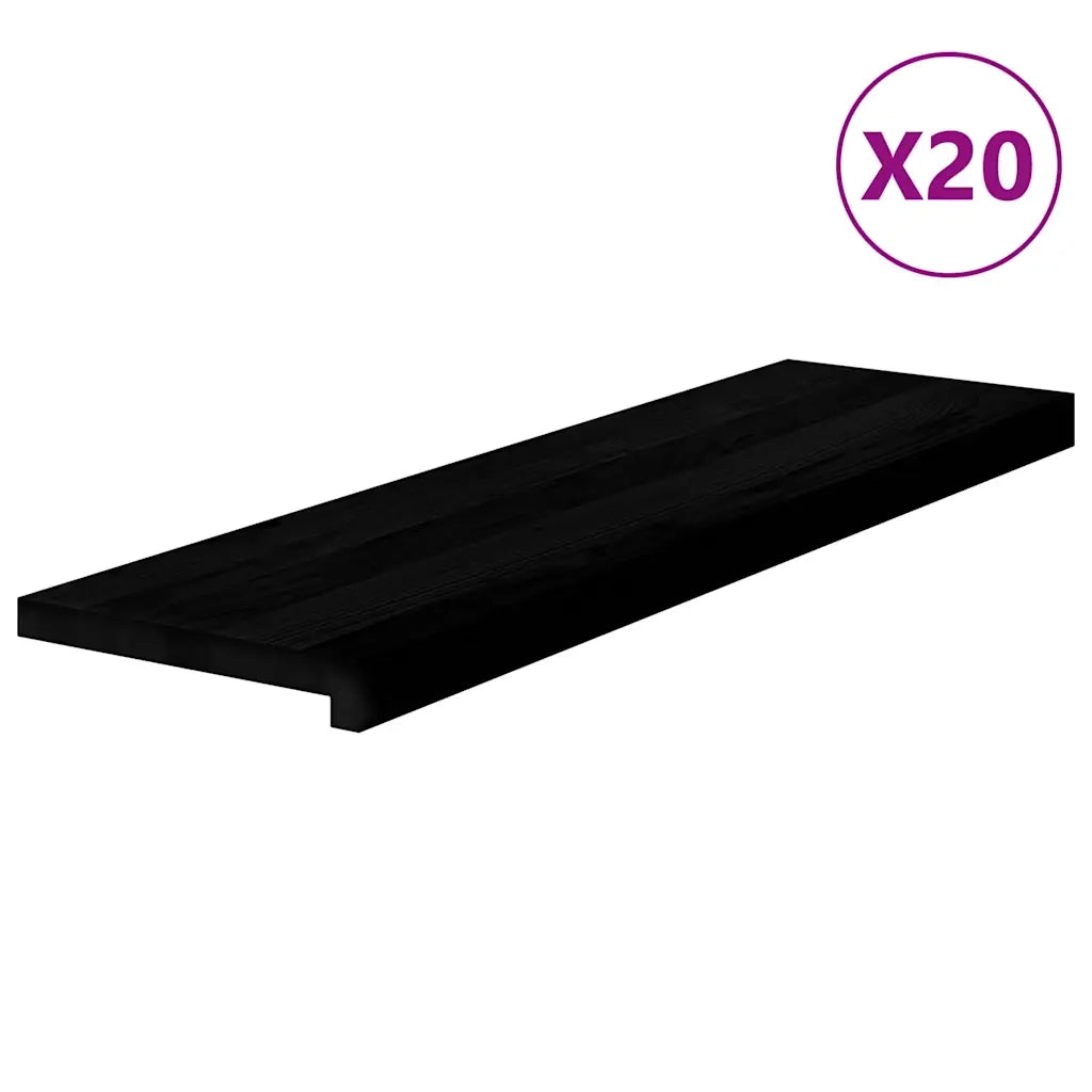 Gradini 20 pz Marrone Scuro 90x25x2 cm Legno Massello Rovere 3283063