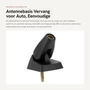 Base Antenna in Materiale Resistenti - Nuova - Antenna per Auto - Duratura - Installazione Facile - Solida - Adatta per il Vostro Veicolo