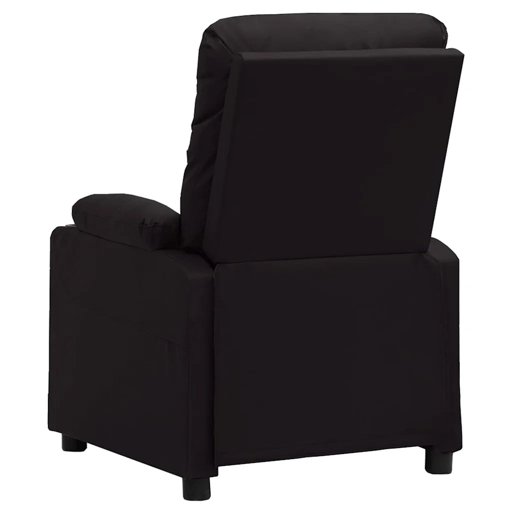 Divano Sedia-Poltrona Reclinabile Elettrica Nera in Similpelle 137870