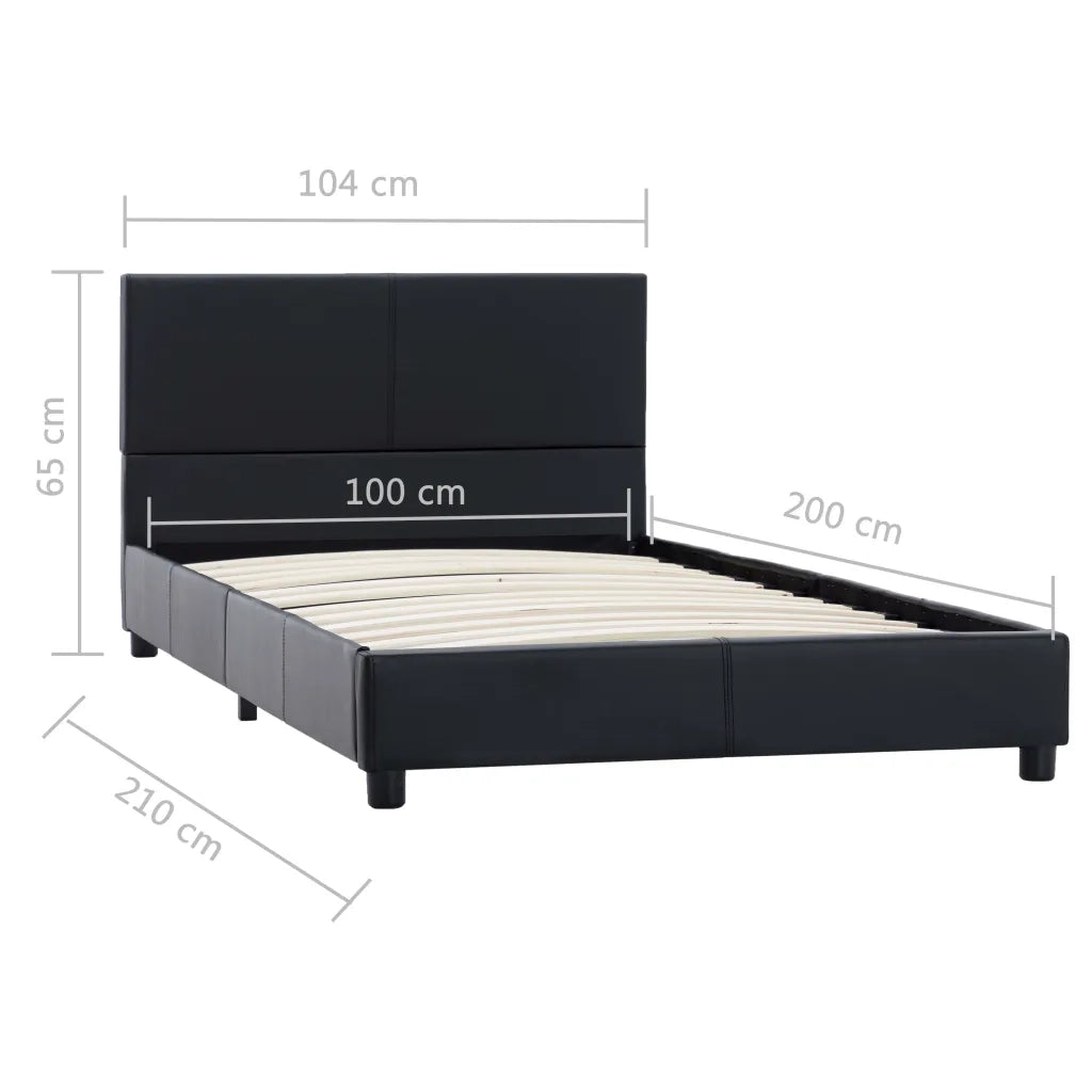 Giroletto Nero in Similpelle 100x200 cm 284769