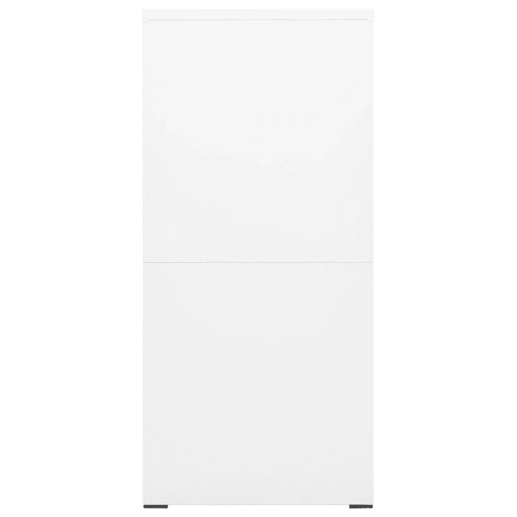 Armadio Classificatore Bianco 46x62x133 cm in Acciaio cod mxl 76409