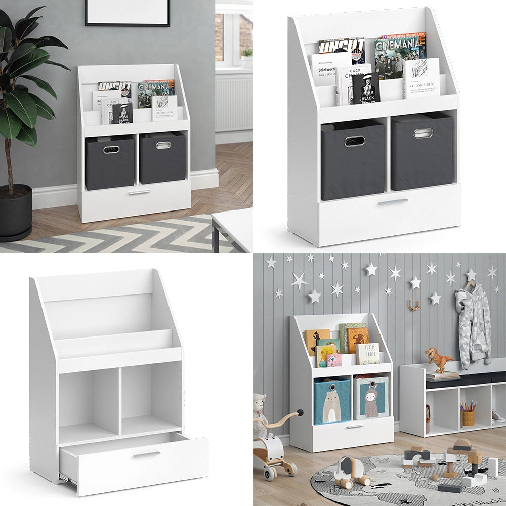 Vicco Libreria Bianco 72 x 96.2 cm con box pieghevole