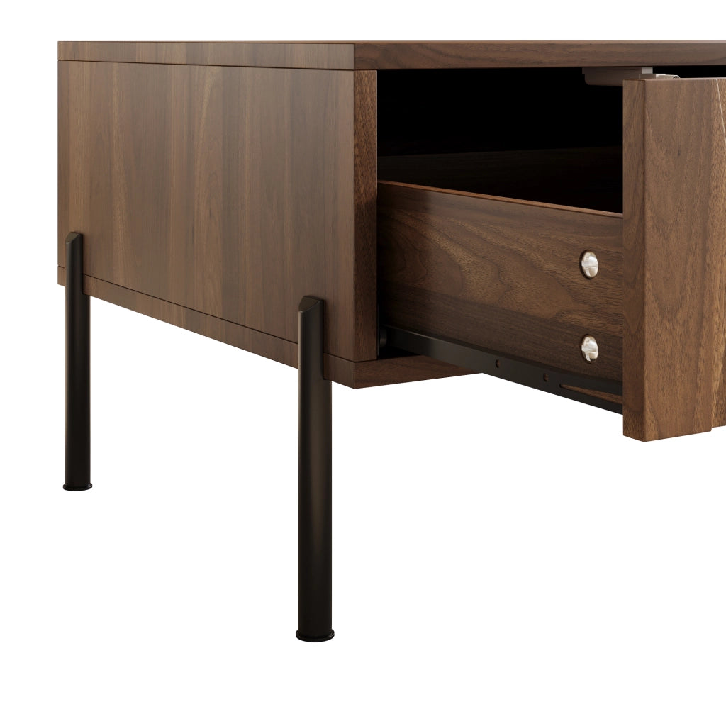 TAVOLINO da salotto 105x55x41 cm Naturale in MDF e pannello truciolare