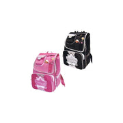 Trade Shop - Zaino Scuola Estensibile Chiusura A Strozzo Il Mondo Di Patty Rosa E Nero -