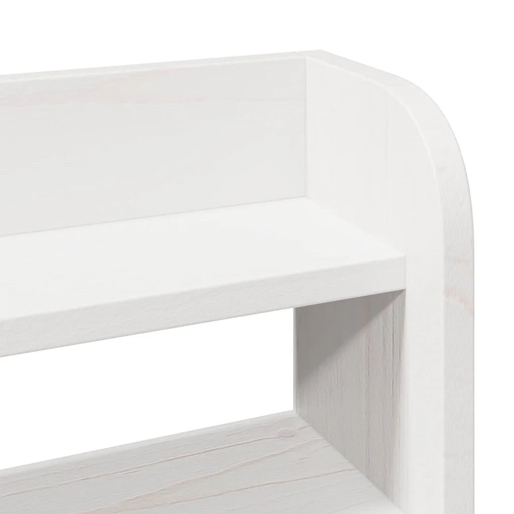 Letto senza Materasso Bianco 120x200 cm Legno Massello di Pino 3306931