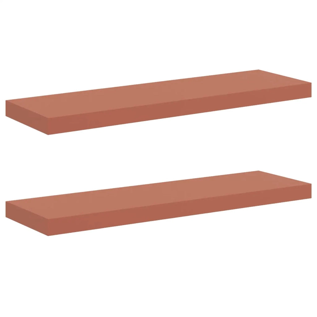 Scaffale da parete 2 pcs Rosso 90 x 23,5 x 4 cm 42019933