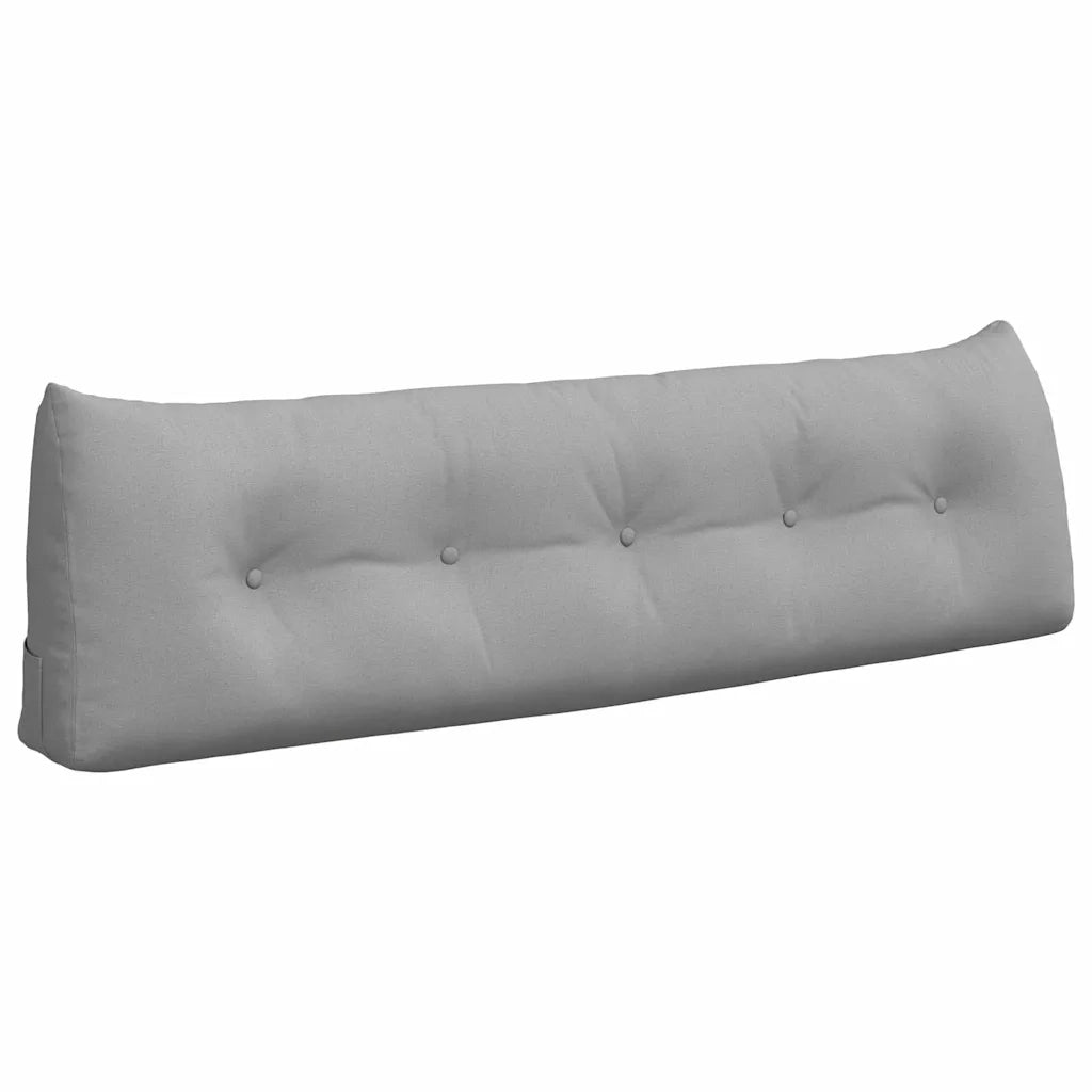Cuscino per Schiena Grigio Nuvola 160 x 24 x 50 cm Tessuto 42014541
