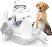 Tondeuse Professionale P2 Pro per Cani - Aspirante Silenzioso - Kit di Cura per Animali - 5 Strumenti di Cura - Card per Cani