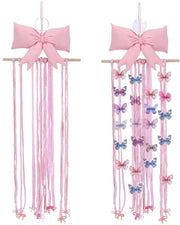 Organizzatore per Capelli con Grande Capacità - Muurbeugel - Strisce Rosse - Display per Fascia - Facile da Montare - Organizzatore per Accessori Capelli