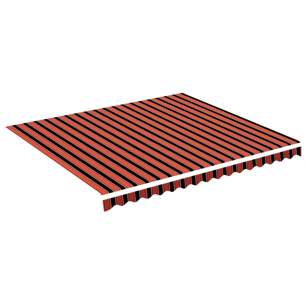 Tessuto di Ricambio Tenda da Sole Arancione e Marrone 4x3,5 mcod mxl 129333