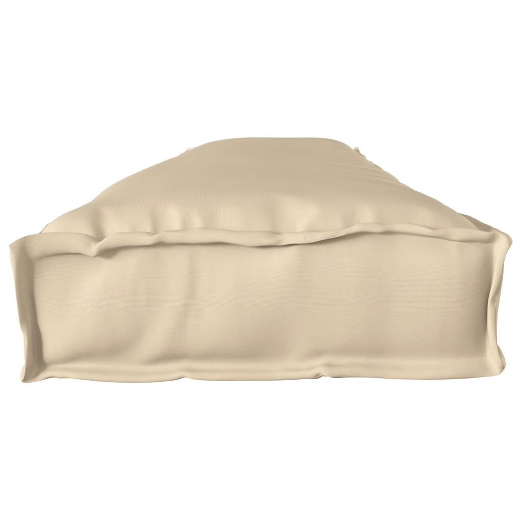 Cuscino per panchina Beige 200x40x8 cm Tessuto Oxford