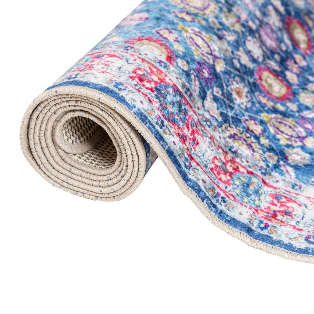 Tappeto Lavabile Multicolore 120x180 cm 136599