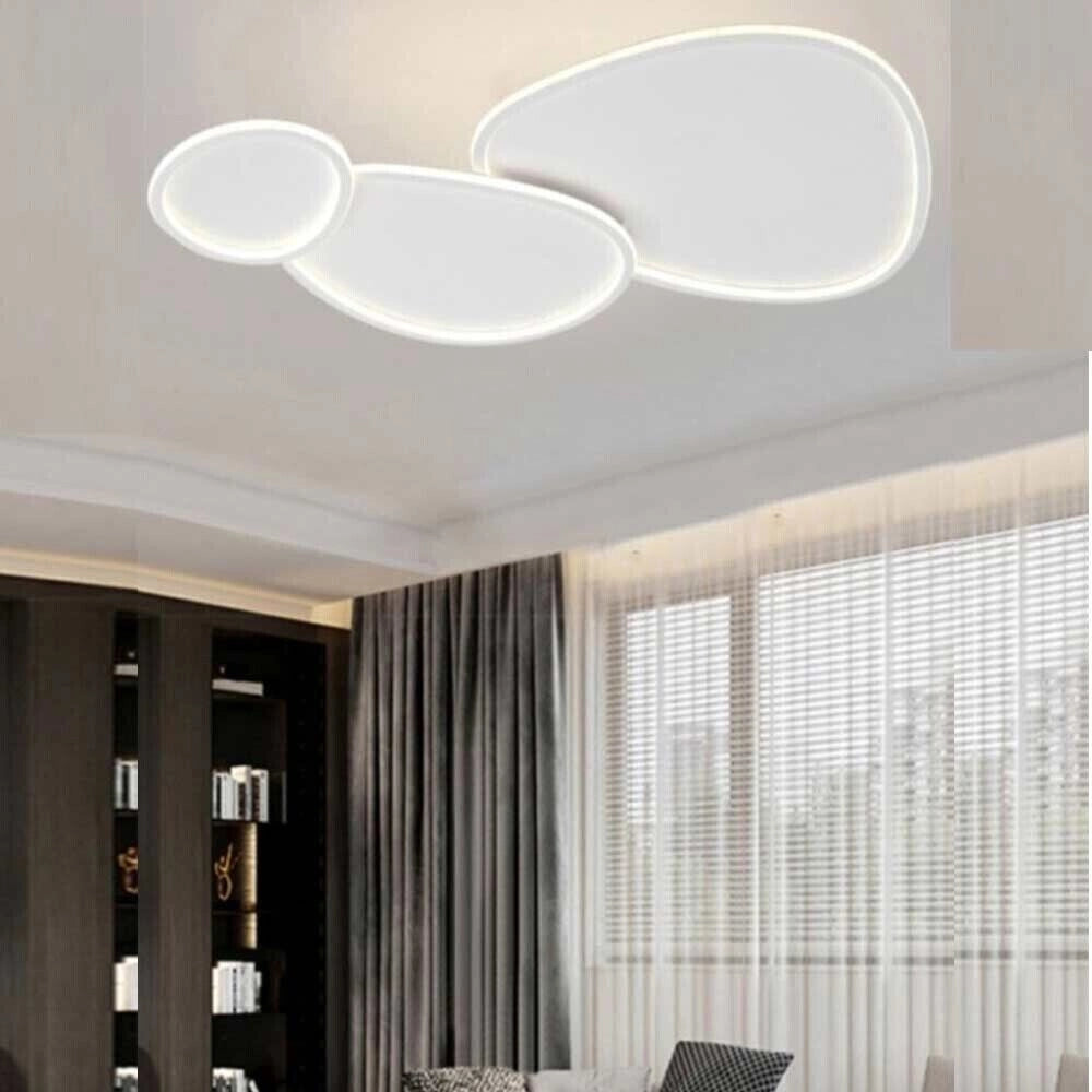Plafoniera lampada soffitto moderna a led 100w bluetooth cambia 3 tonalita luce dimmerable con telecomando