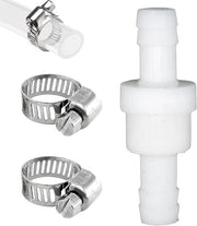 Terugslagventile per lavatrici e asciugatrici Y-stile - 10 mm - termostato inline - 2 morsetti - acqua aria gas - materiale duraturo - installazione semplice