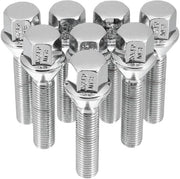Coniche viti a cono M12 x 1,5 per fissaggio ruota, 45mm, set da 8 pezzi