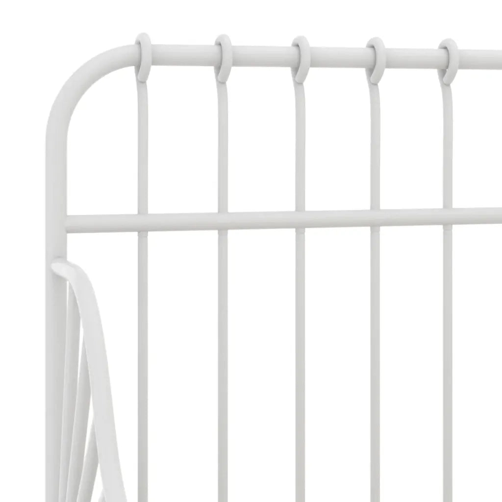 Giroletto Estendibile Bianco in Metallo 80x130/200 cm 324741