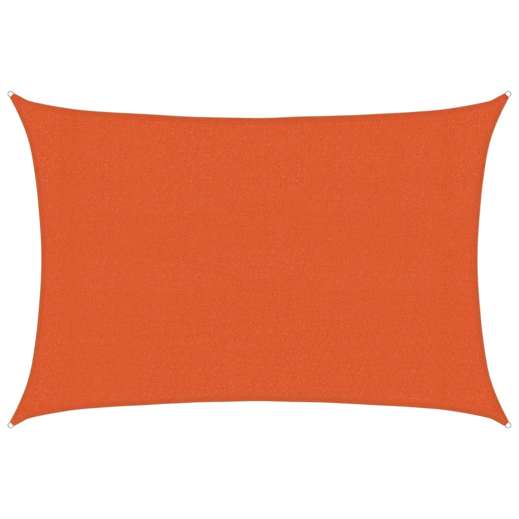 Vela Parasole 160 g/m² Rettangolare Arancione 3x4,5 m in HDPE 311678