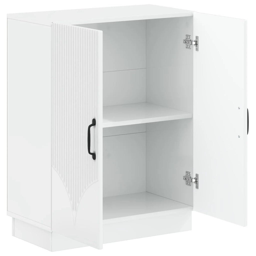 Mobiletto da Bagno HOORN Bianco Lucido 59,5 x 31 x 77 cm 897279