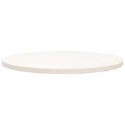 Piano Tavolo | Superficie Tavolo | Piano Scrivania Bianco ?70x2,5 cm in Legno Massello di Pino