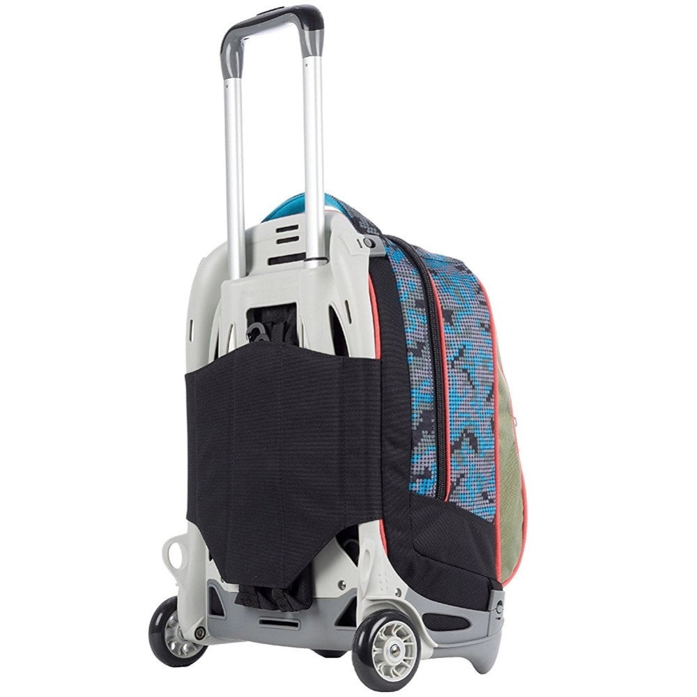 Trade Shop - Zaino Scuola  Ragazzi Trolley 3in1 New Jack Bitmap Con Carrello Rimovibile -