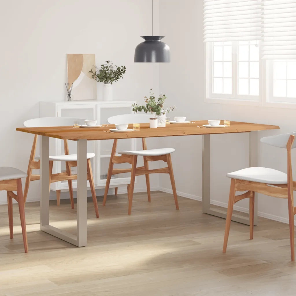 Tavolo da Pranzo 180x90x76 cm in Legno Massello di Acacia 286476