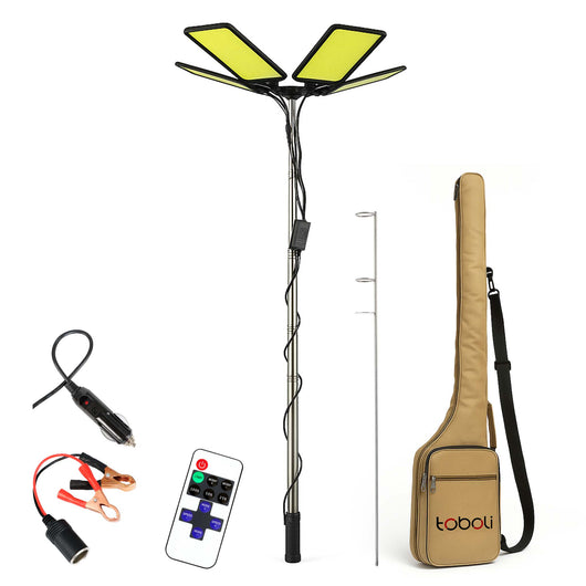 Lampada da campeggio LED V2, estensibile 12V per illuminazione outdoor