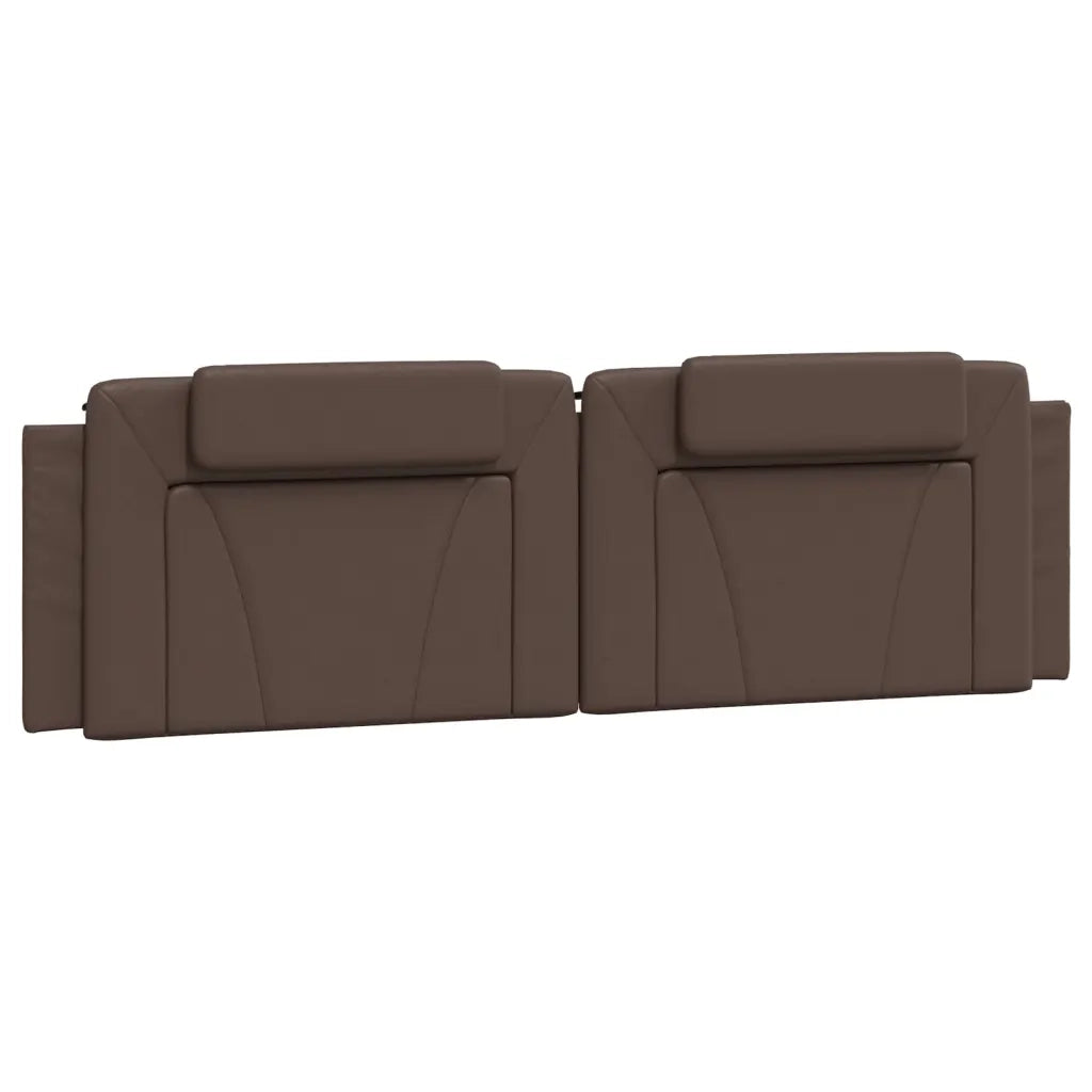 Letto Viana con Materasso Marrone 180x200cm in Similpelle 3208812