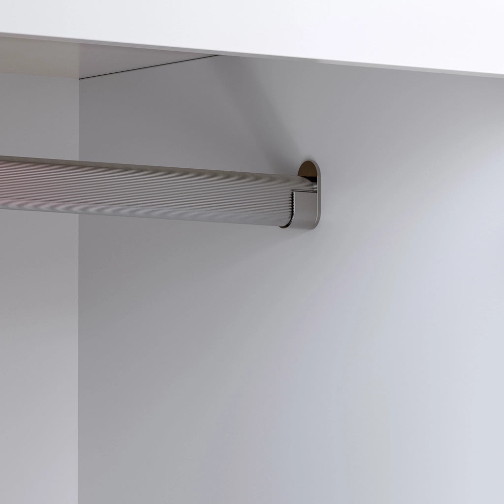 Armadietto Sandnes per Bambini con Appendiabiti e Cassetto 123x60x40 cm Rosa [en.casa]
