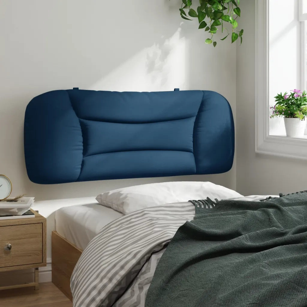 Cuscino Testiera Hvar Blu 100 cm in Tessuto 374555
