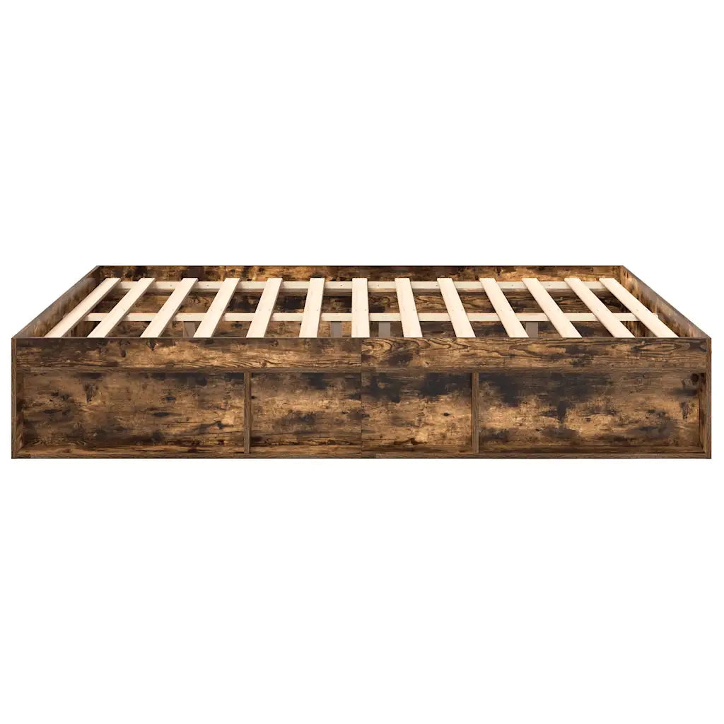 vidaXL Giroletto Rovere Fumo 180x200 cm Super King