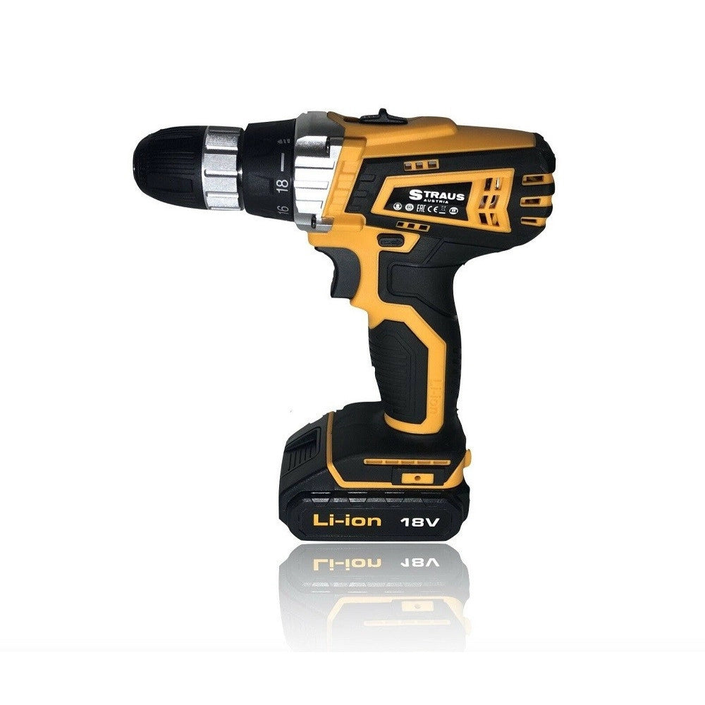 Trade Shop - Set 2pz Trapano Elettrico 710w + Avvitatore Doppia Batteria 18v Accessori Iw017 -
