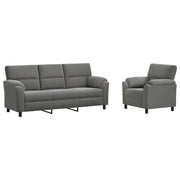 Set di divani 2 pcs Grigio Scuro Velluto 3430449