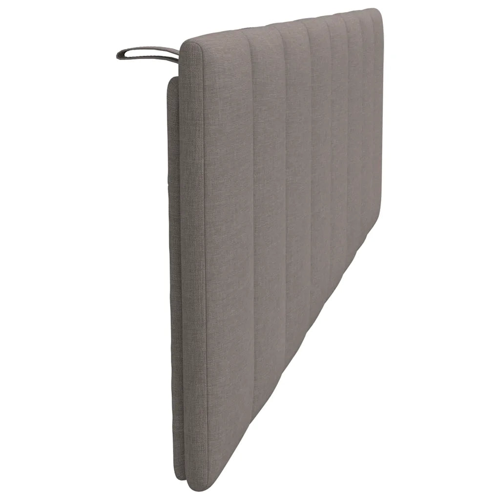 vidaXL Cuscino Testiera Tortora 160 cm in Tessuto