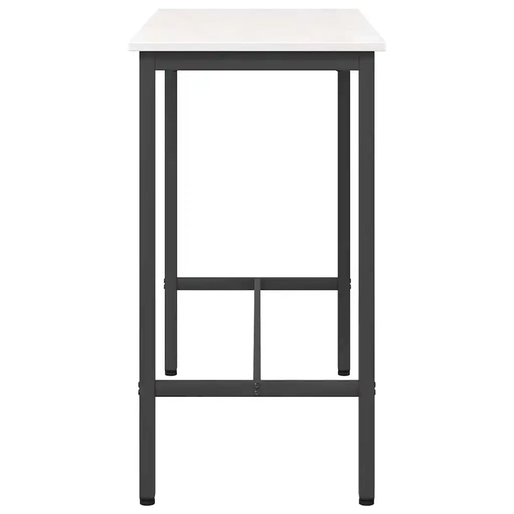 tavolo Bianco 100 x 50 x 91 cm Legno ingegnerizzato e acciaio CFW1944432