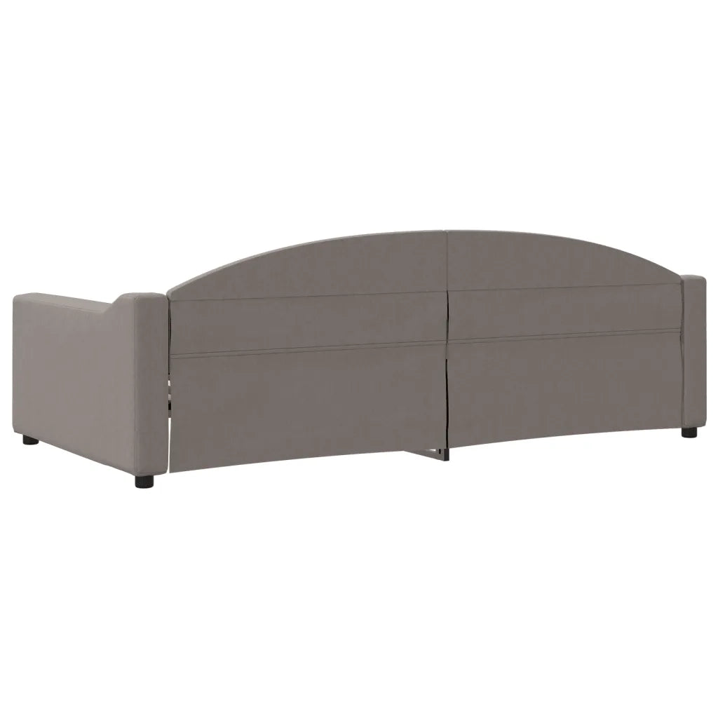 Letto da Giorno Tortora 100x200 cm in Tessuto