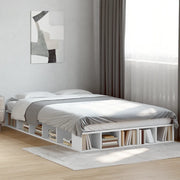 Giroletto-Struttura Letto Bianco 135x190 cm in Legno Multistrato 333028