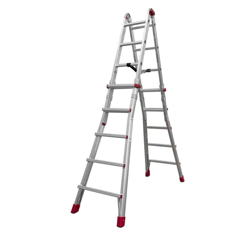 Scala Telescopica in Alluminio Super Teles Professionale Formato: 10+10 gradini