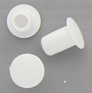1000pz copriforo plastica mm. 6 bianco cod:ferx.32326